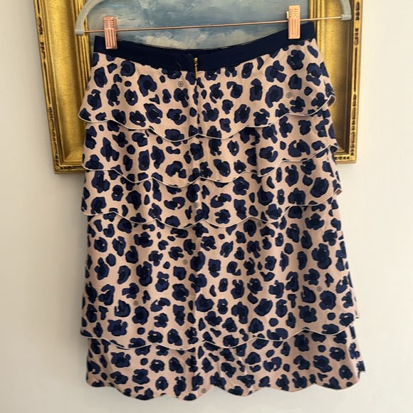 Tory Burch size 0 leopard skirt - Picture 2 of 8